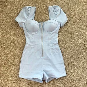 Haute Monde Zip Corset Romper